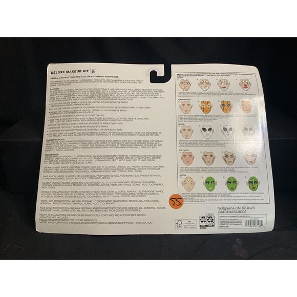 Happy Halloween Deluxe Makeup Kit - BRAND NEW NEVER OPENED! Everything You Need! - Picture 5 of 8